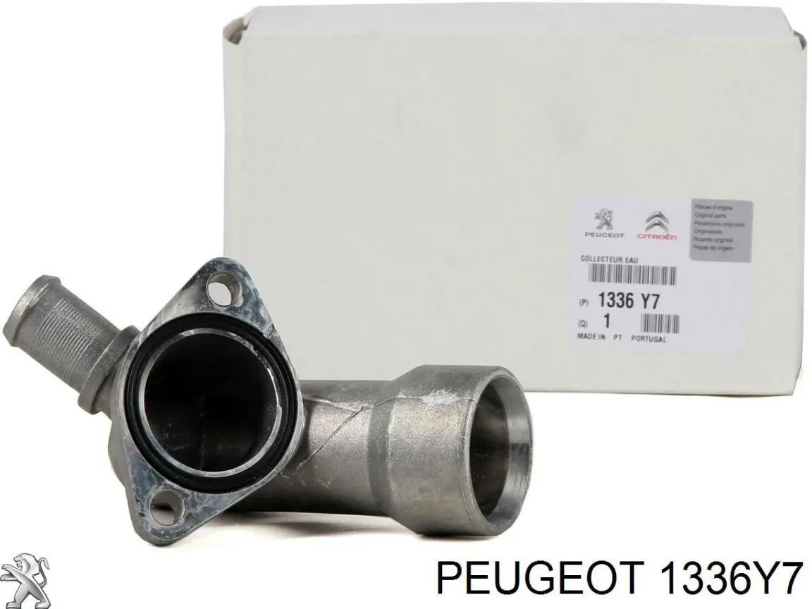1336Y7 Peugeot/Citroen Flange do sistema de esfriamento (união em T)