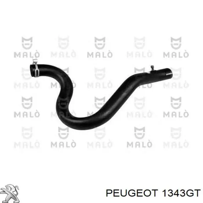 Compre 1343GT Peugeot/Citroen Mangueira (cano derivado) do radiador de esfriamento superior