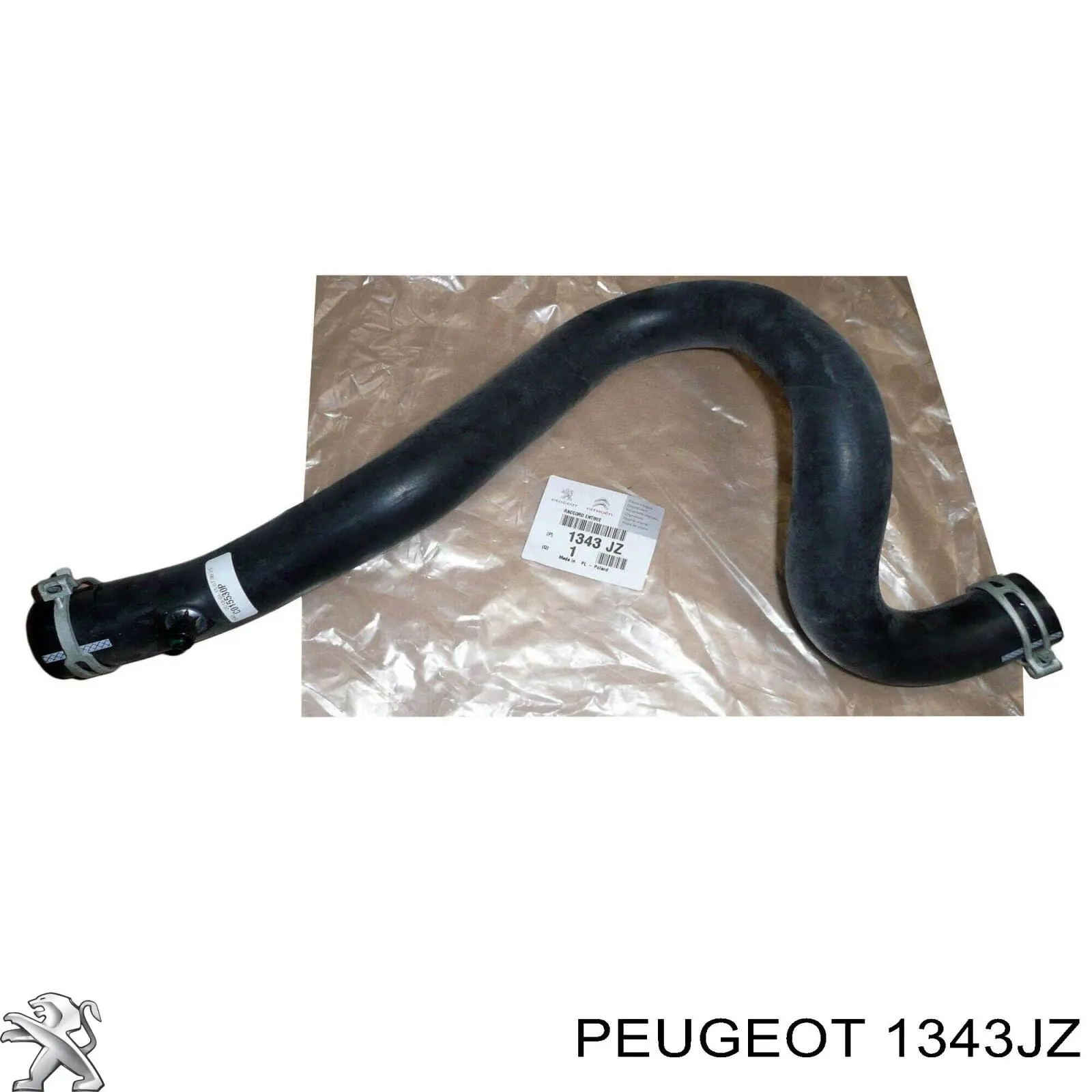 Compre 1343JZ Peugeot/Citroen Mangueira (cano derivado) do sistema de esfriamento
