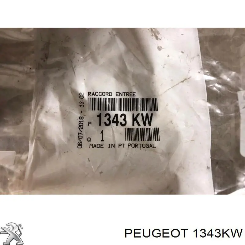 1343KW Peugeot/Citroen Mangueira (cano derivado) do radiador de esfriamento superior