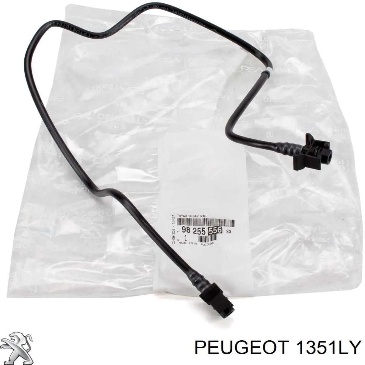 1351LY Peugeot/Citroen Mangueira superior do tanque de expansão