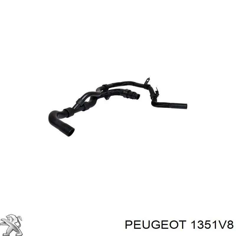 Compre 1351V8 Peugeot/Citroen Mangueira (cano derivado) do radiador de esfriamento superior