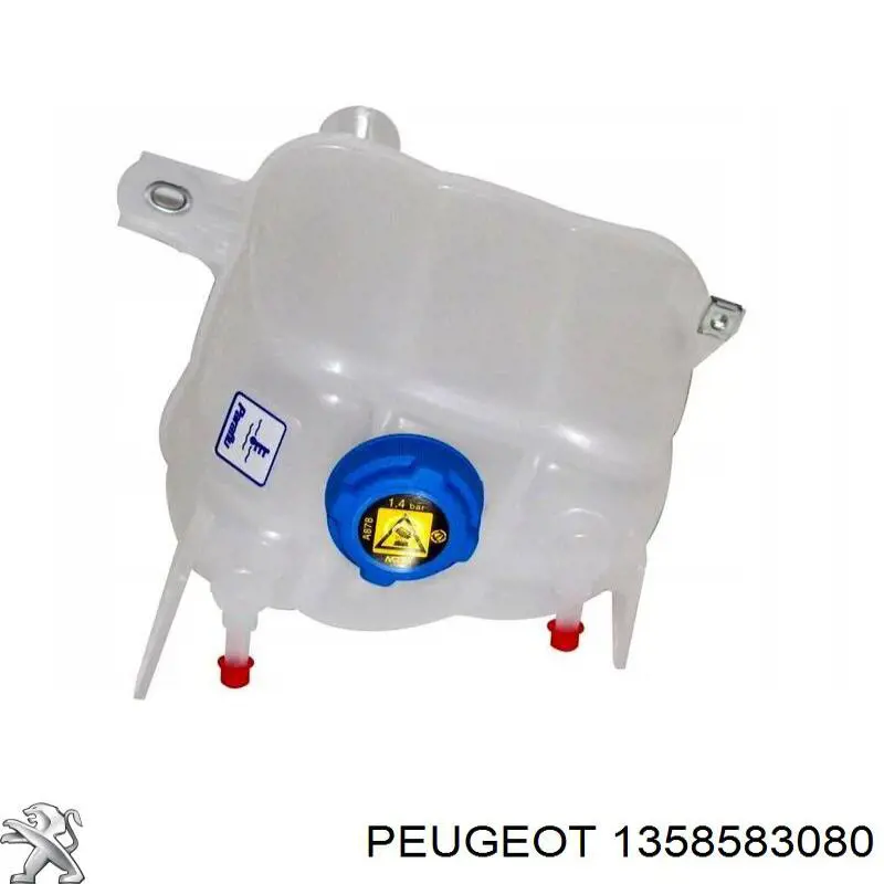 Tanque de expansão do sistema de esfriamento Peugeot/Citroen 1358583080 preço, a partir de 33,23 USD
