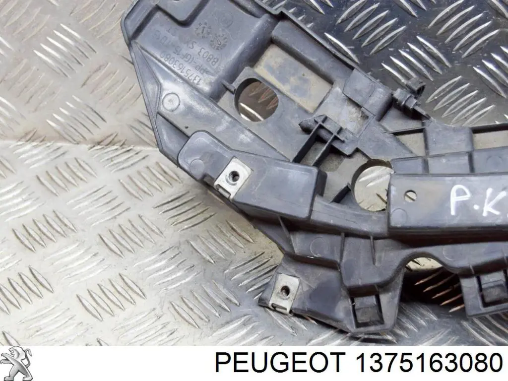 1626195780 Peugeot/Citroen Consola do pára-choque dianteiro esquerdo