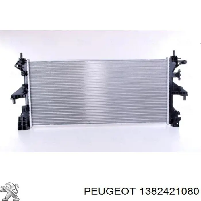 1382421080 Peugeot/Citroen Radiador de esfriamento de motor