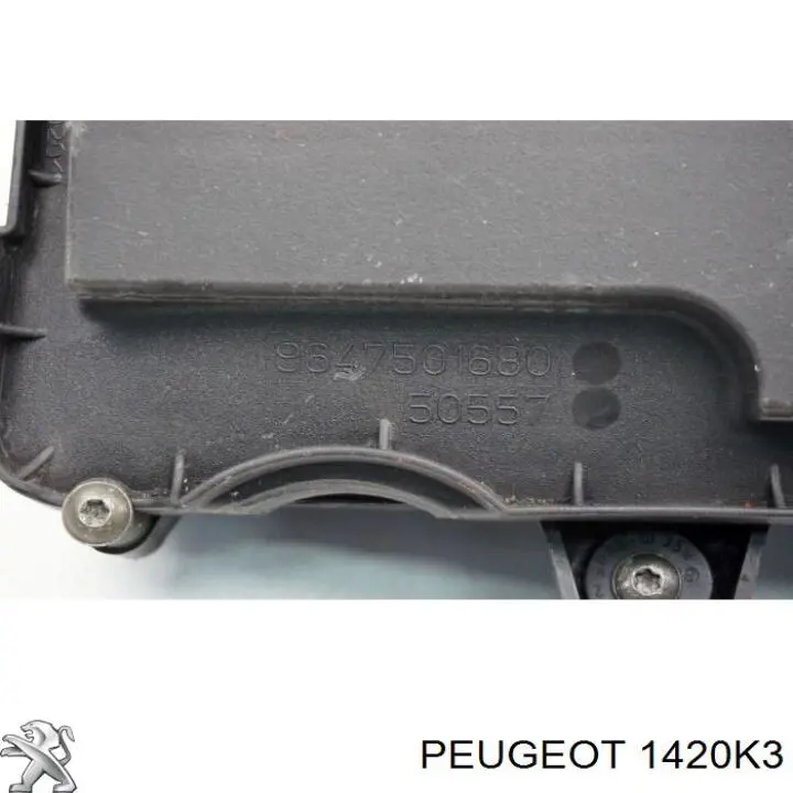 1420K3 Peugeot/Citroen Caixa de filtro de ar, parte inferior