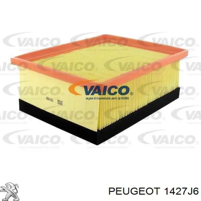 00001427J7 Peugeot/Citroen Caixa de filtro de ar