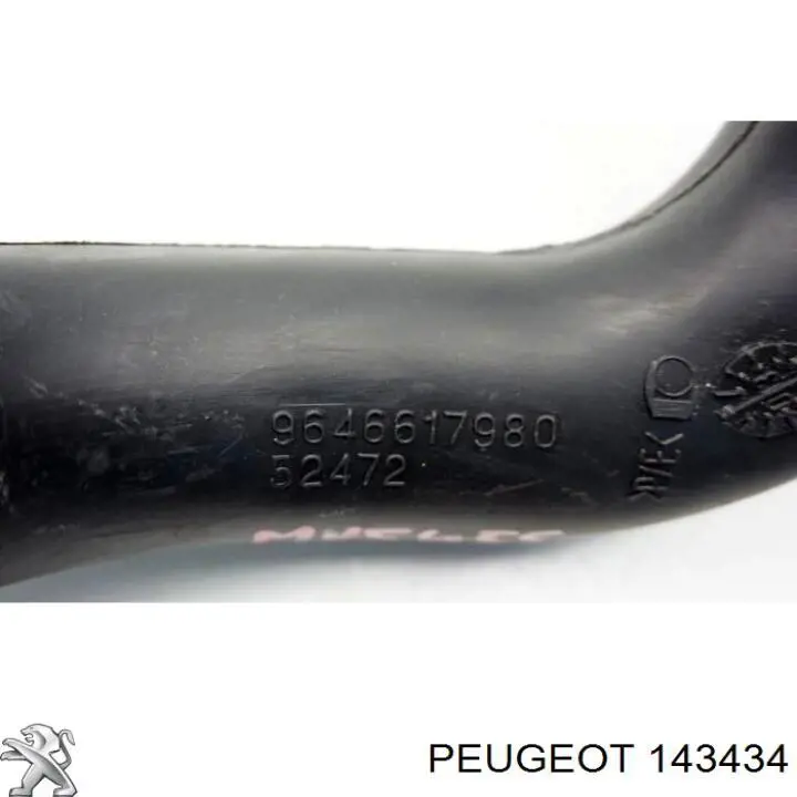 Cano derivado de ar, entrada de filtro de ar Peugeot/Citroen 143434 preço, a partir de 38,54 USD