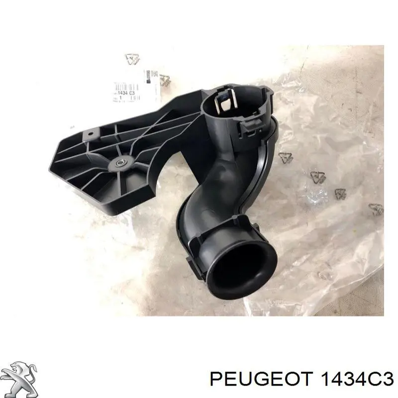 1434C3 Peugeot/Citroen Tomada de ar de filtro de ar