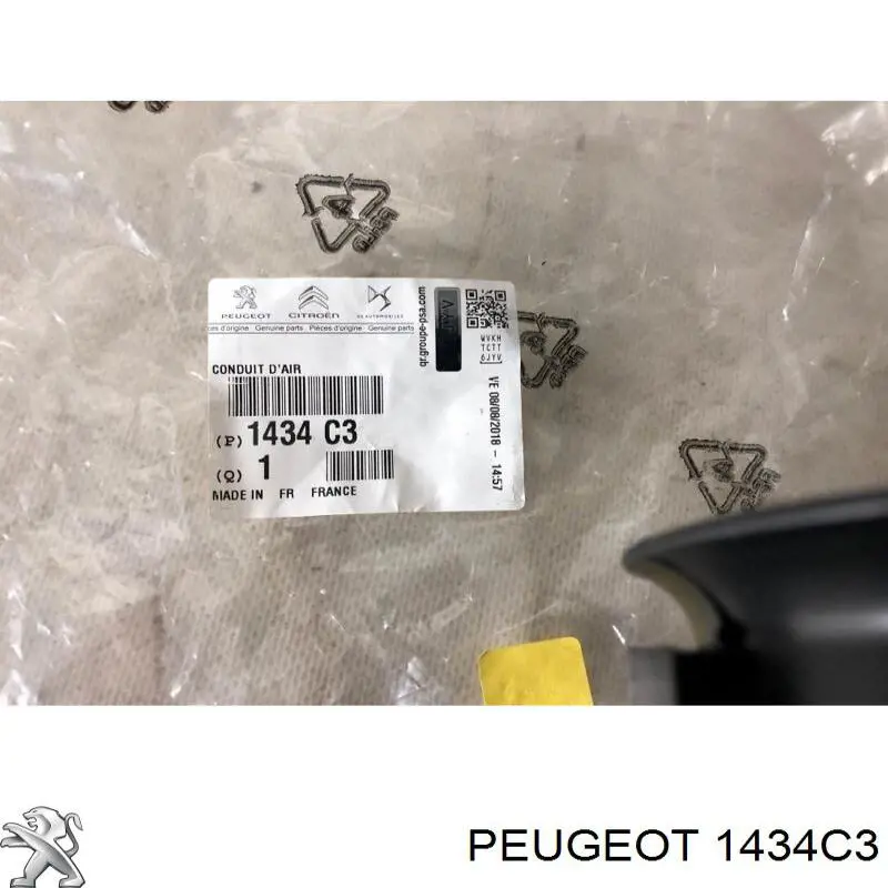 Tomada de ar de filtro de ar Peugeot/Citroen 1434C3 preço, a partir de 19,75 USD