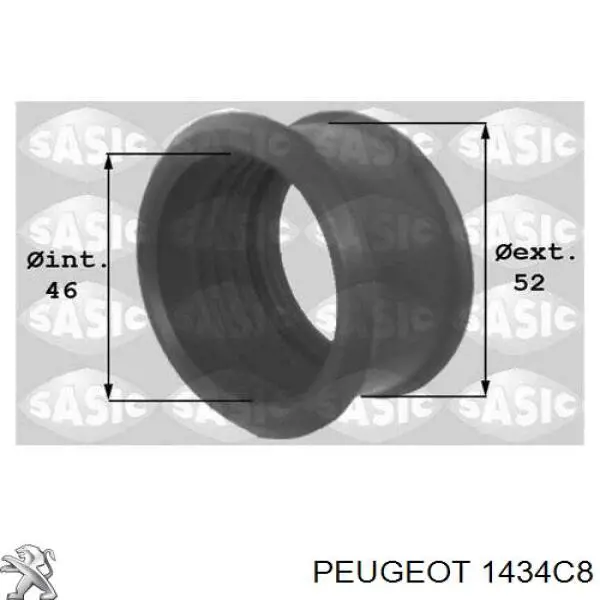 Vedante de turbina, inserto flexível Peugeot/Citroen 1434C8 preço, a partir de 5,39 USD