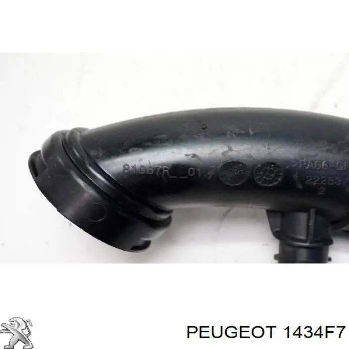 1434F7 Peugeot/Citroen Cano derivado de ar, entrada na turbina (supercompressão)
