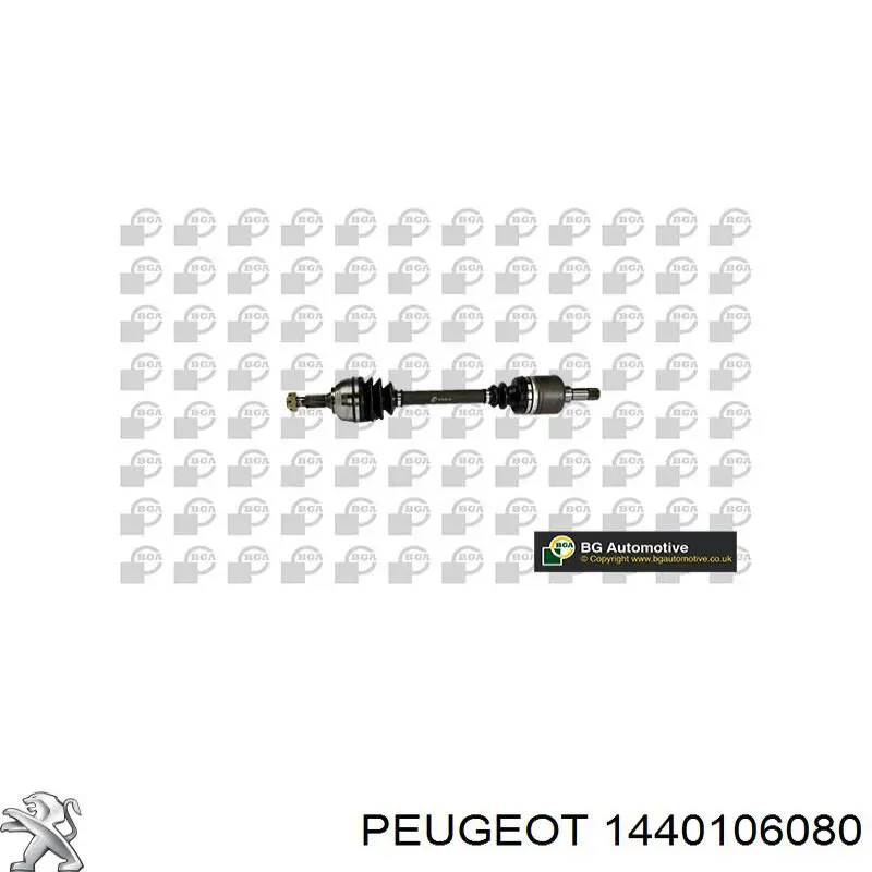 Compre 1440106080 Peugeot/Citroen Semieixo (acionador) dianteiro esquerdo
