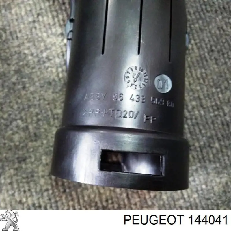 144041 Peugeot/Citroen Cano derivado de ar, entrada de filtro de ar