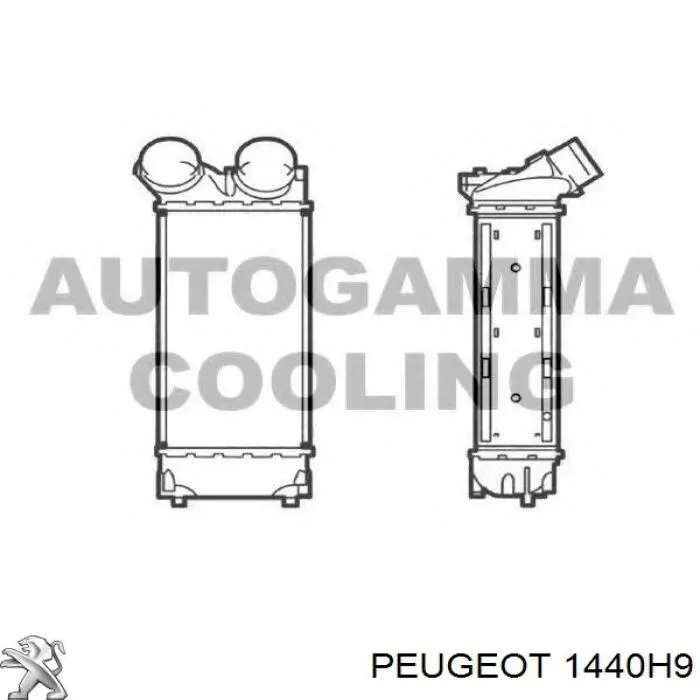Radiador de intercooler Peugeot/Citroen 1440H9 preço, a partir de 83,57 USD