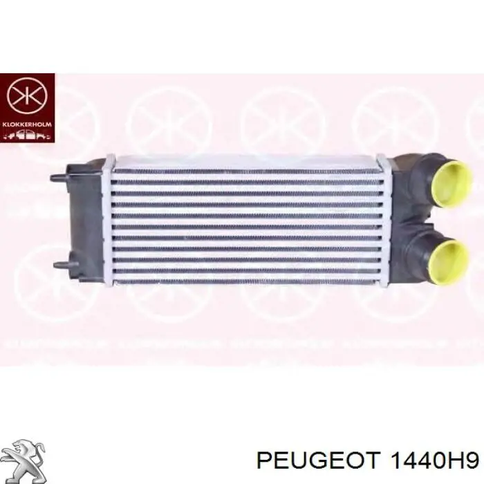 1440H9 Peugeot/Citroen Radiador de intercooler