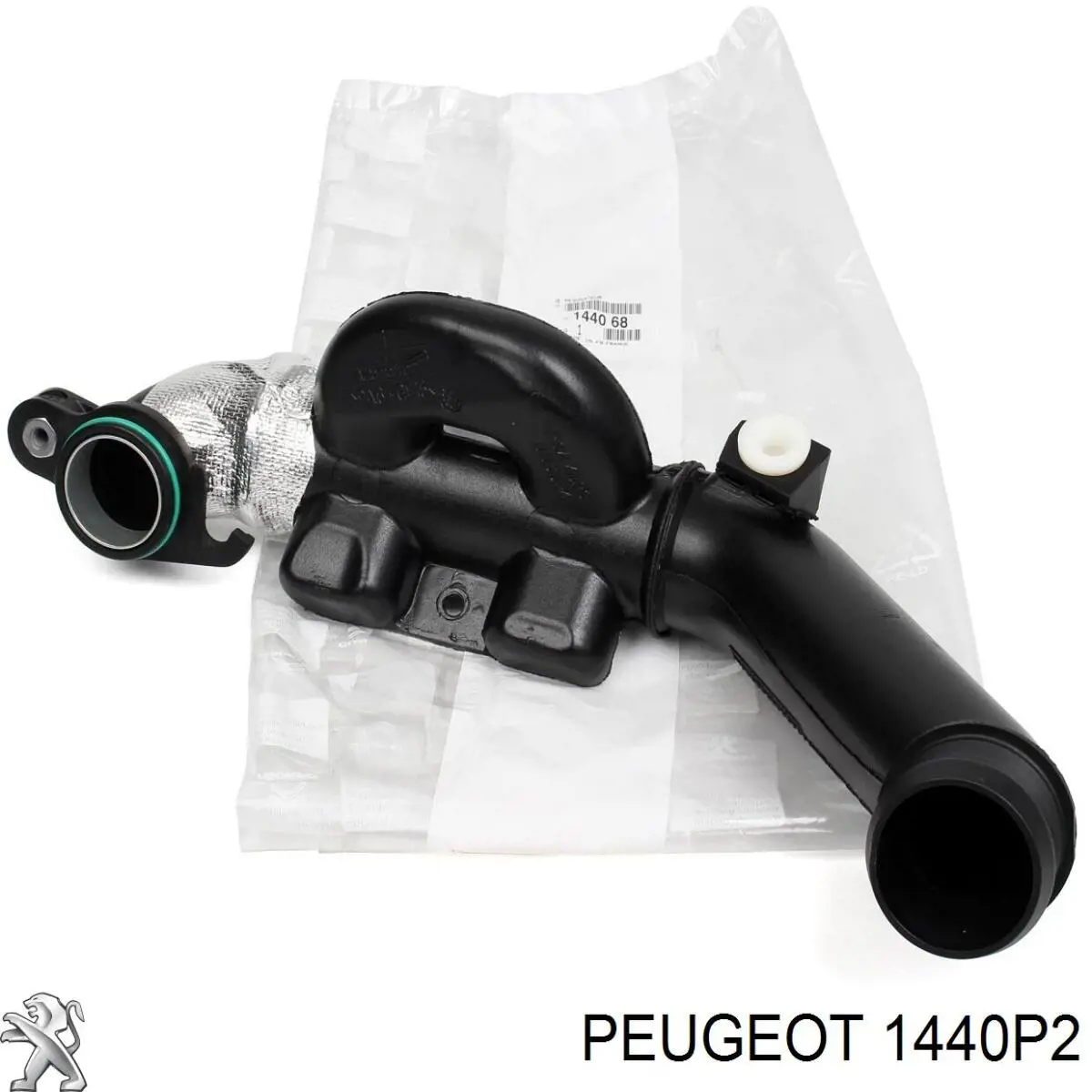 1440P2 Peugeot/Citroen Cano derivado de ar, saída de turbina (supercompressão)