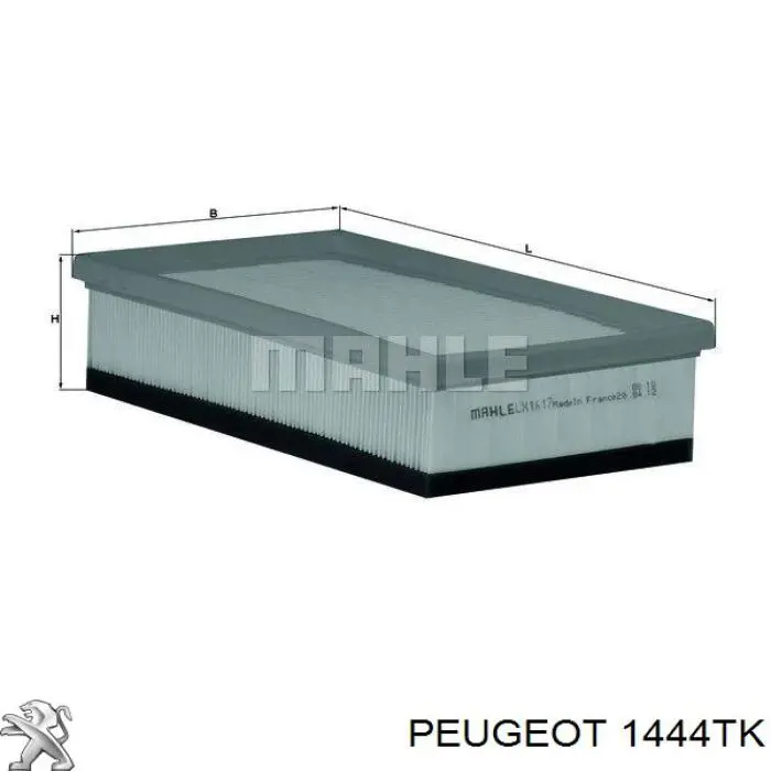 Filtro de ar Peugeot/Citroen 1444TK preço, a partir de 10,81 USD