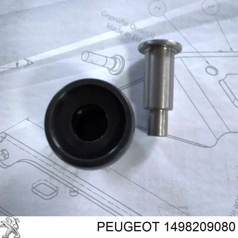 1498209080 Fiat/Alfa/Lancia Rolo direito superior da porta lateral (deslizante)