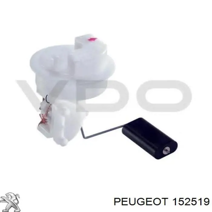 Compre 152519 Peugeot/Citroen Sensor do nível de combustível no tanque