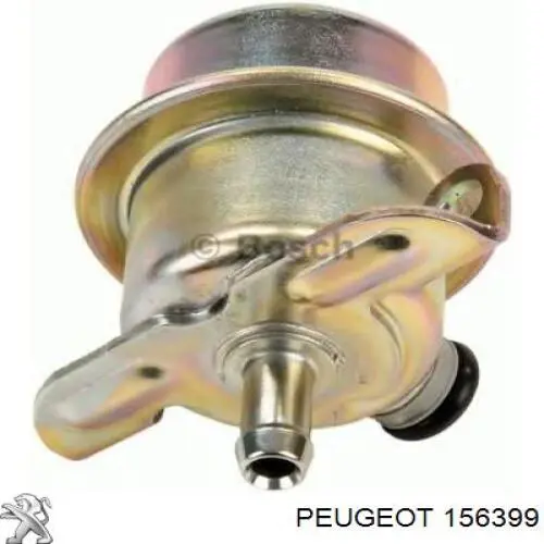 Regulador de pressão de combustível na régua de injectores para Peugeot 405 I 15B