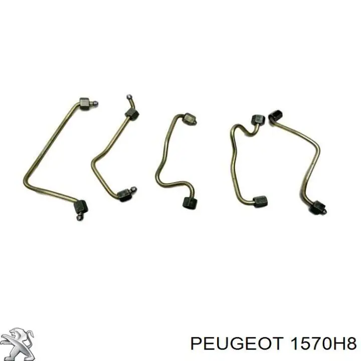 1570H8 Peugeot/Citroen Tubo de combustível do injetor de 3º cilindro
