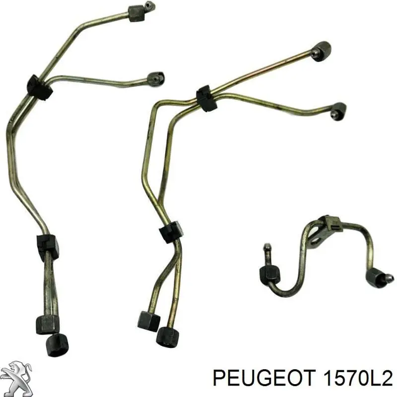 Tubo de combustível, desde a Bomba de Combustível de Pressão Alta até a sonda de combustível Fiat/Alfa/Lancia 9659324980