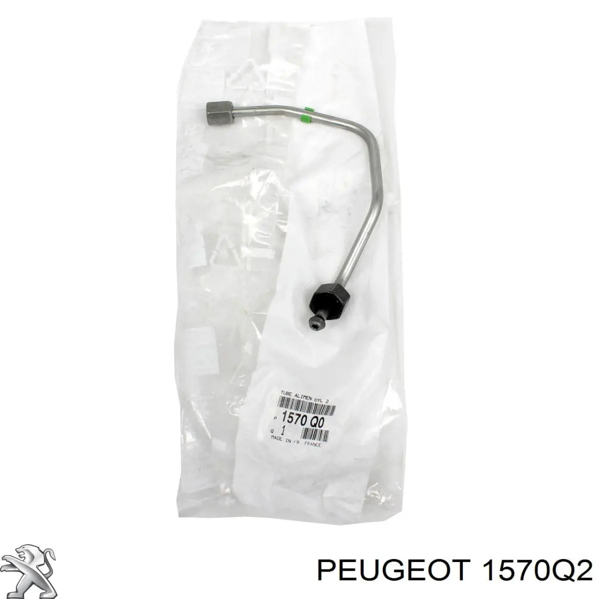 1570Q2 Peugeot/Citroen Tubo de combustível do injetor de 4º cilindro