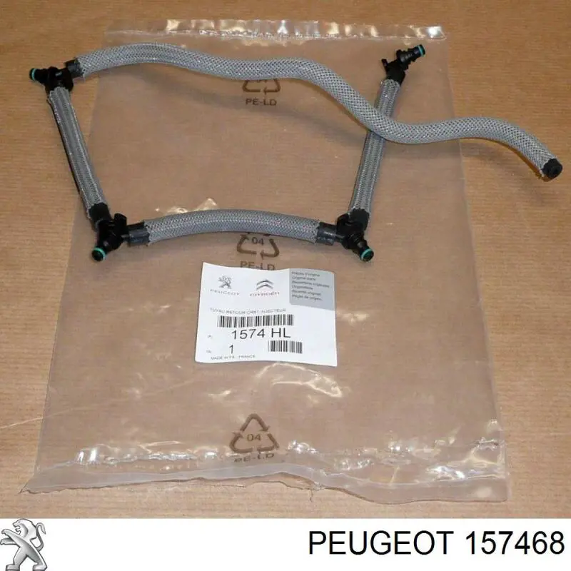 Tubo de combustível, inverso desde os injetores Peugeot/Citroen 157468 preço, a partir de 25,88 USD