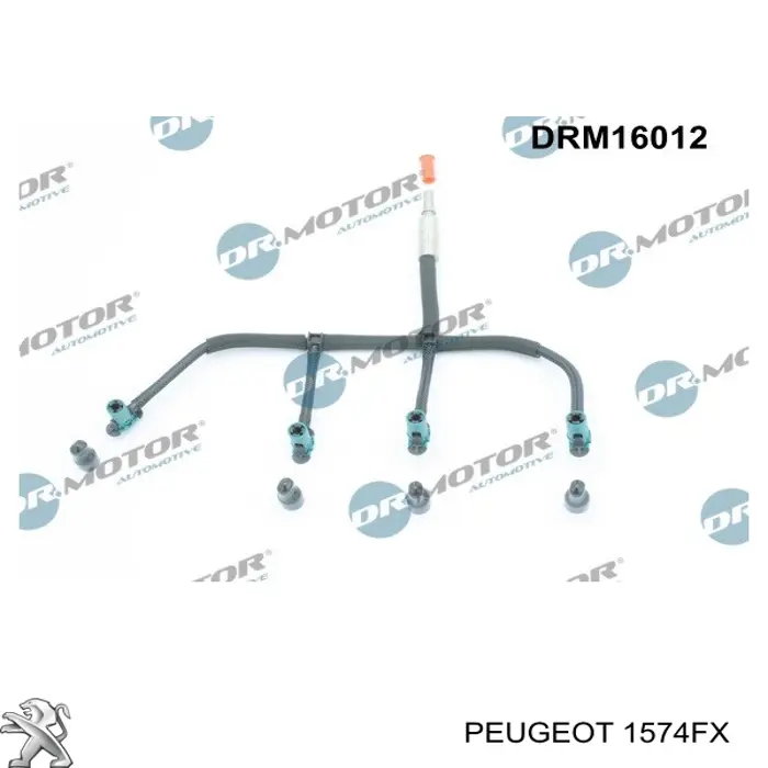 Tubo de combustível, inverso desde os injetores Peugeot/Citroen 1574FX preço, a partir de 66,05 USD