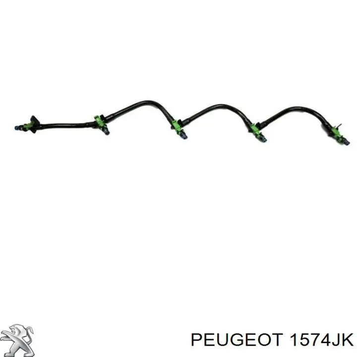 Tubo de combustível, inverso desde os injetores 9676290580 Fiat/Alfa/Lancia