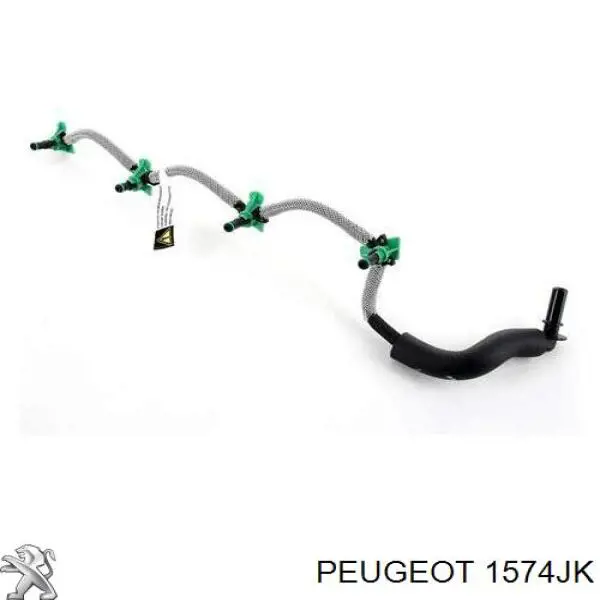 Tubo de combustível, inverso desde os injetores 9676290580 Fiat/Alfa/Lancia