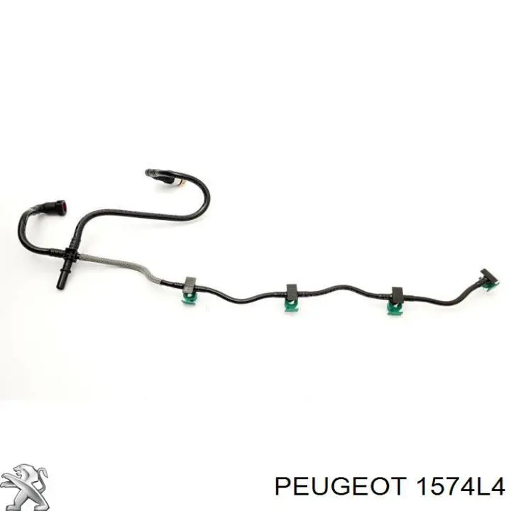 1574L4 Peugeot/Citroen Tubo de combustível, inverso desde os injetores