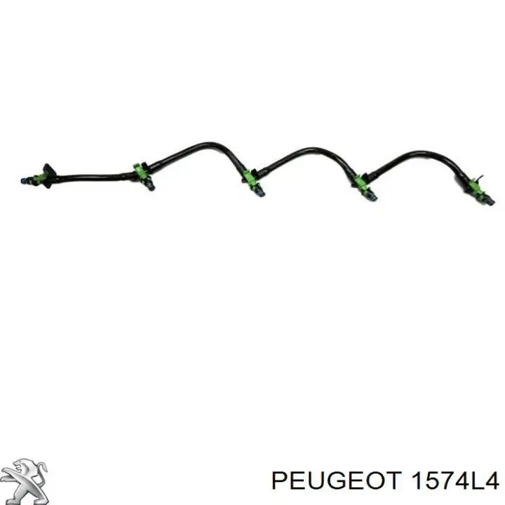 Compre 1574L4 Peugeot/Citroen Tubo de combustível, inverso desde os injetores