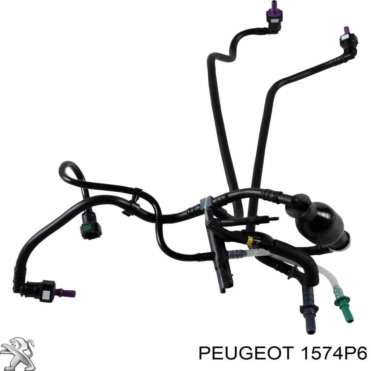 Tubo de combustível, inverso desde os injetores Peugeot/Citroen 00001574P6 preço, a partir de 50,23 USD