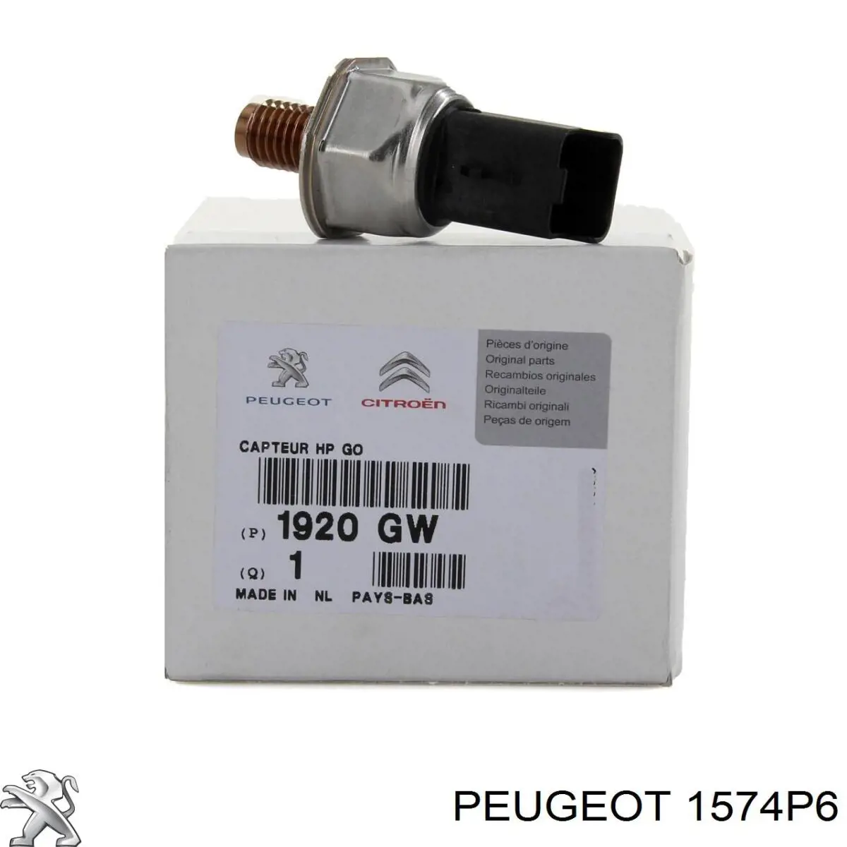 Compre 00001574P6 Peugeot/Citroen Tubo de combustível, inverso desde os injetores