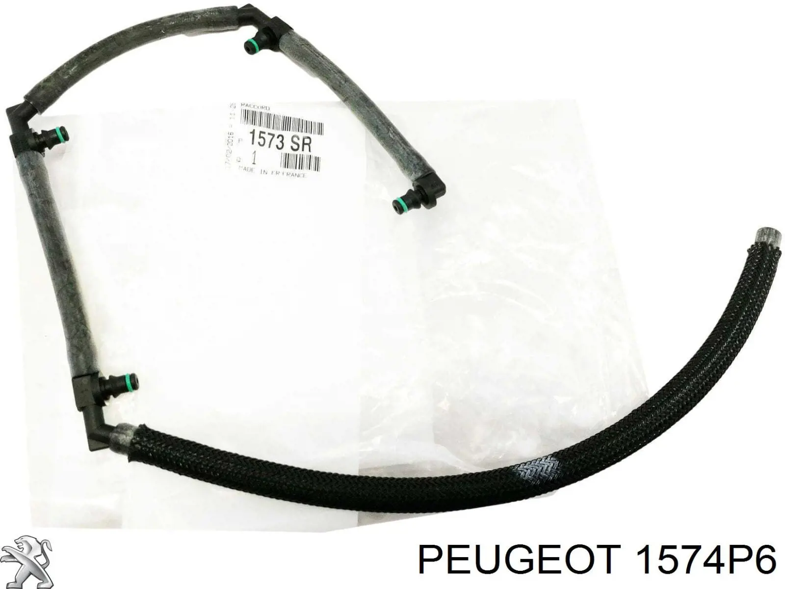 Compre 1574P6 Peugeot/Citroen Tubo de combustível, inverso desde os injetores