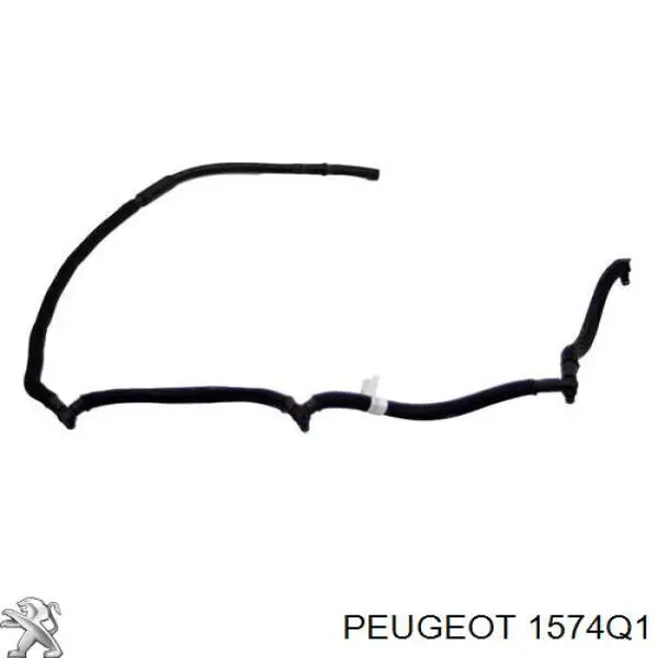 1574Q1 Peugeot/Citroen Tubo de combustível, inverso desde os injetores