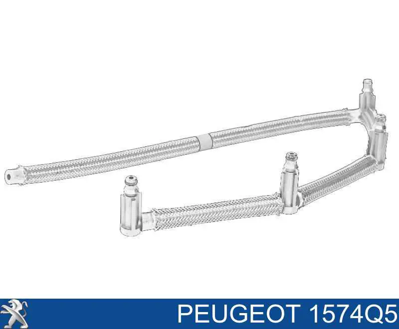 1574Q5 Peugeot/Citroen Tubo de combustível, inverso desde os injetores
