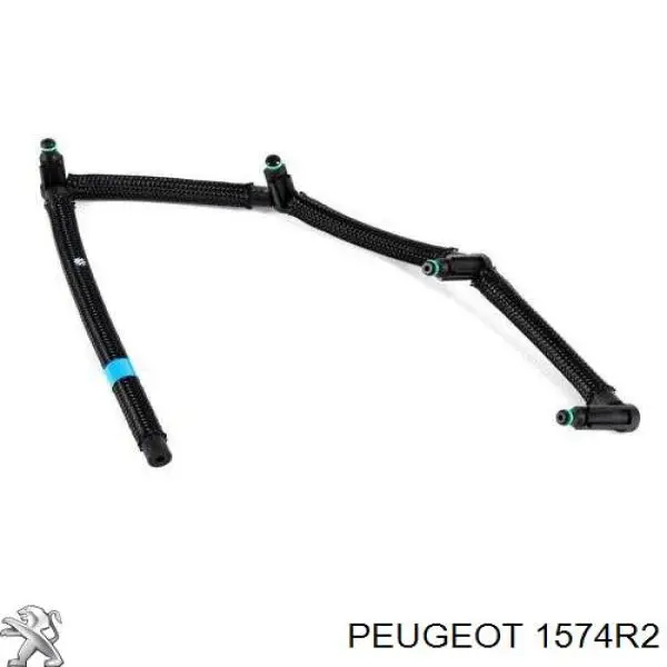 1574R2 Peugeot/Citroen Tubo de combustível, inverso desde os injetores