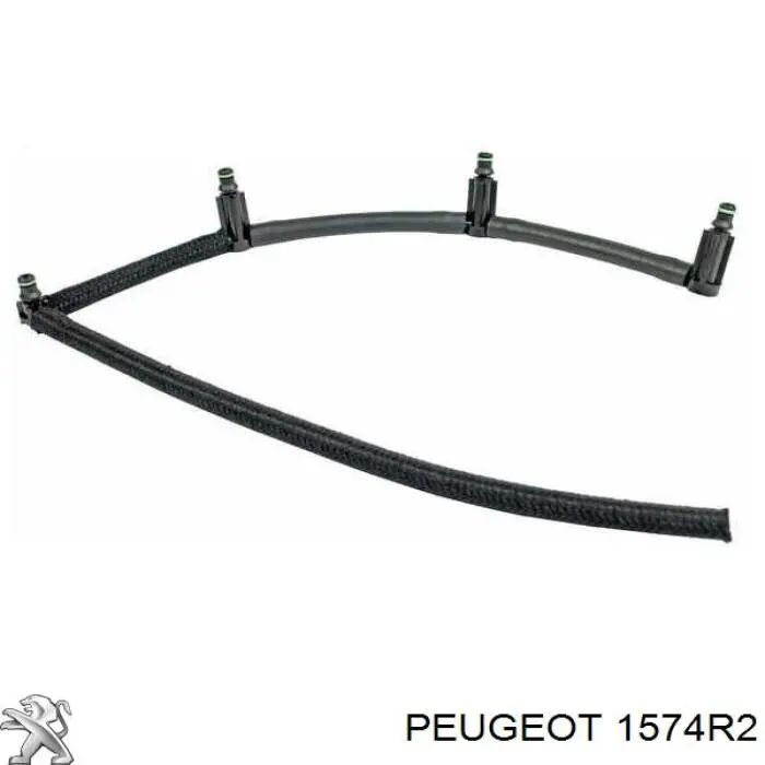 Compre 1574R2 Peugeot/Citroen Tubo de combustível, inverso desde os injetores