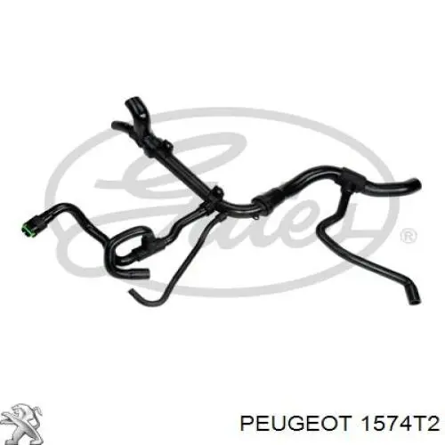 1574T2 Peugeot/Citroen Tubo de combustível, kit