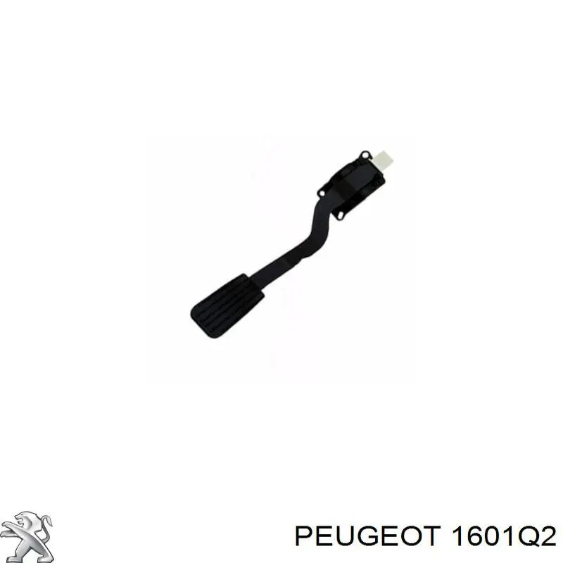1601Q2 Peugeot/Citroen Pedal de gás (de acelerador)