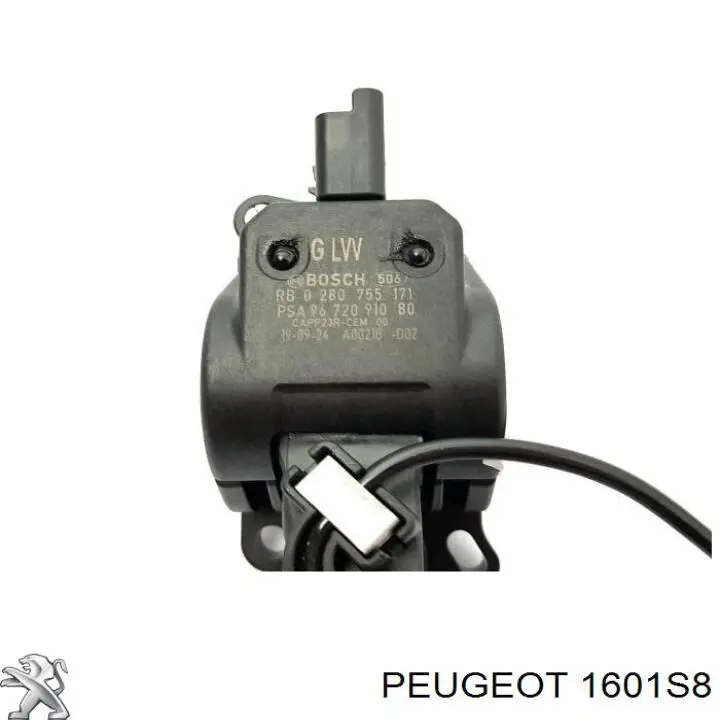 1601S8 Peugeot/Citroen Pedal de gás (de acelerador)
