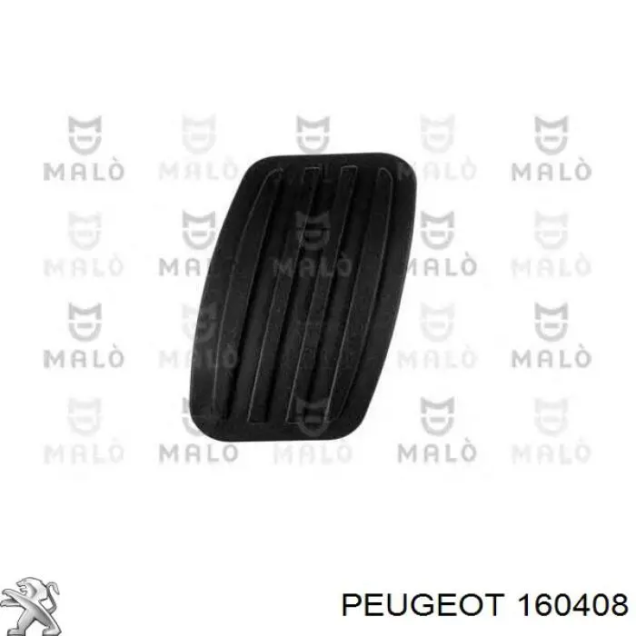 160408 Peugeot/Citroen Placa sobreposta de pedal de gás (de acelerador)