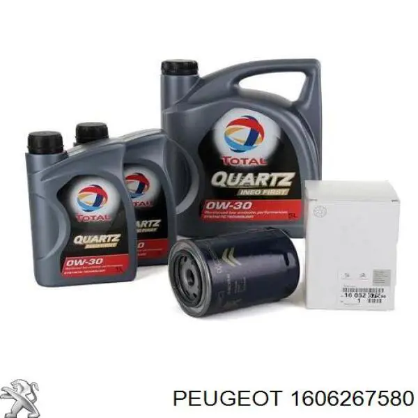 1606267580 Peugeot/Citroen Filtro de óleo