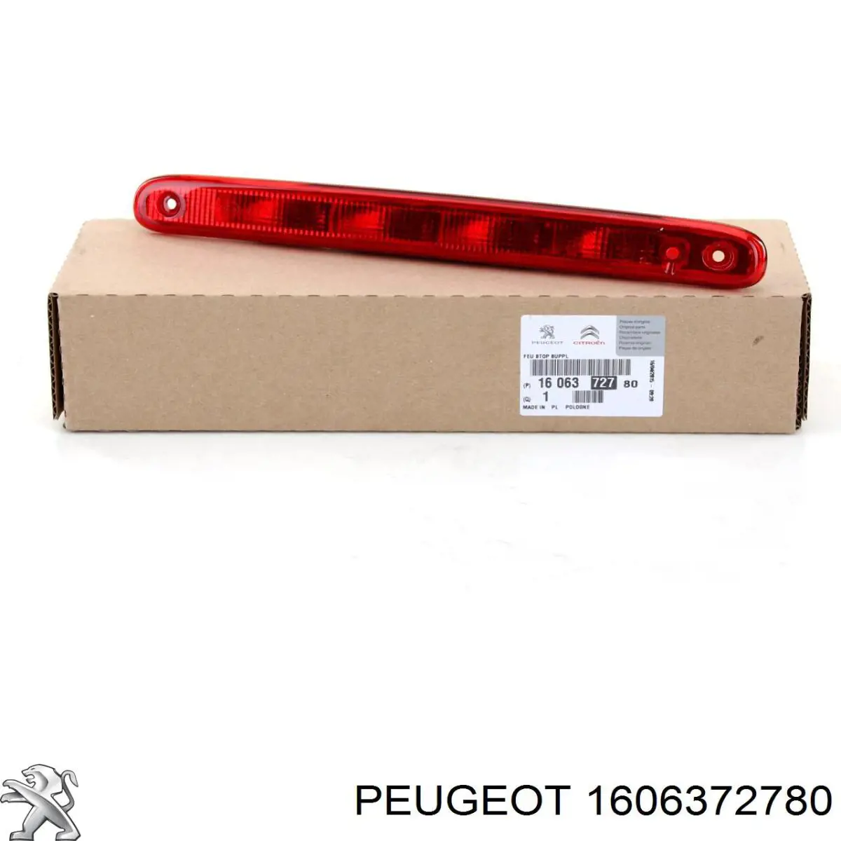 1606372780 Peugeot/Citroen Sinal de parada traseiro adicional