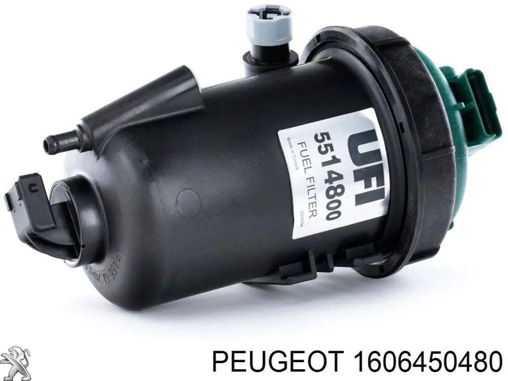 Caixa de filtro de combustível 1606450480 Peugeot/Citroen