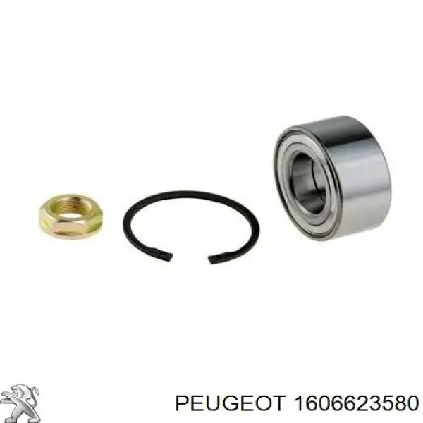 Compre 1606623580 Peugeot/Citroen Rolamento de cubo dianteiro