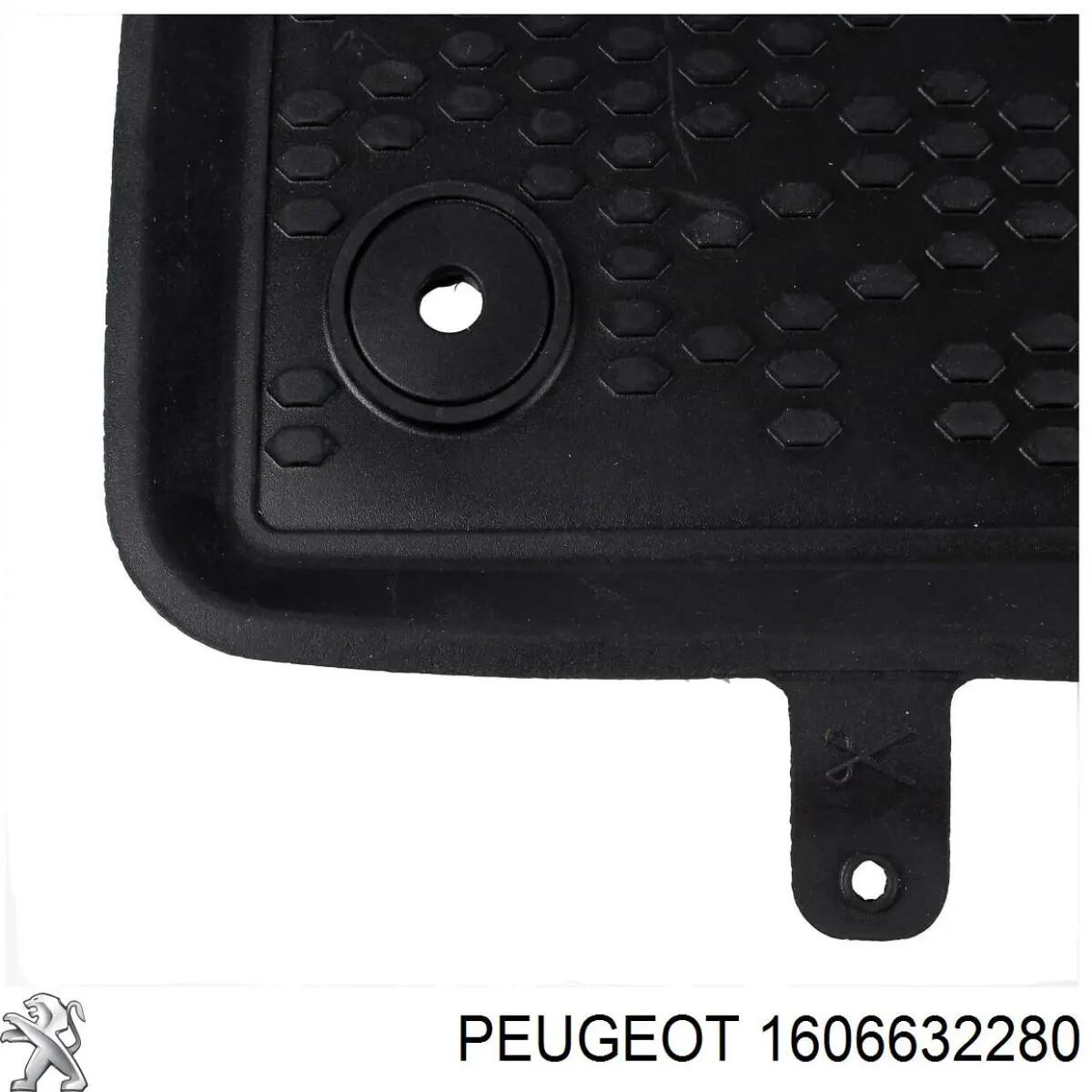 Compre 1606632280 Peugeot/Citroen Tapetes dianteiros + traseiros, kit